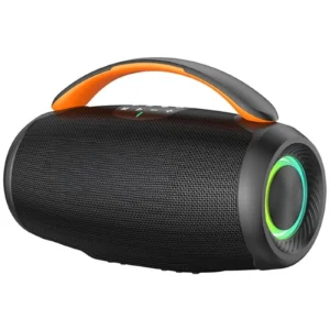 Enceinte Bluetooth Portable Tube – Poignée Arche & LED RGB