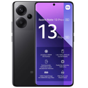 Smartphone Xiaomi Redmi Note 13 Pro+ 5G – 512 Go / 12 Go RAM – Écran Incurvé – IP68