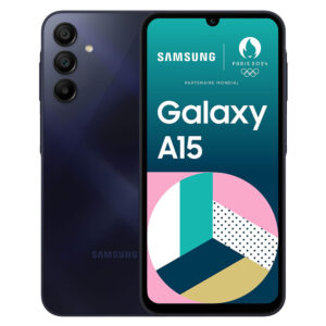Smartphone Samsung Galaxy A15 (4G) – Écran AMOLED 90Hz – Batterie 5000 mAh